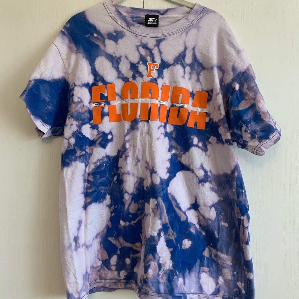 Bleach Dyed Florida Gators Tshirt